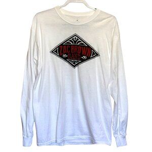 Lucy Justice Goods Zac Brown Band Fall 2013 White Long Sleeve Tour Shirt Size L